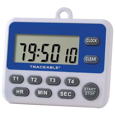 Digi-Sense Traceable 100-Hour Digital Timer with Ca 94461-27